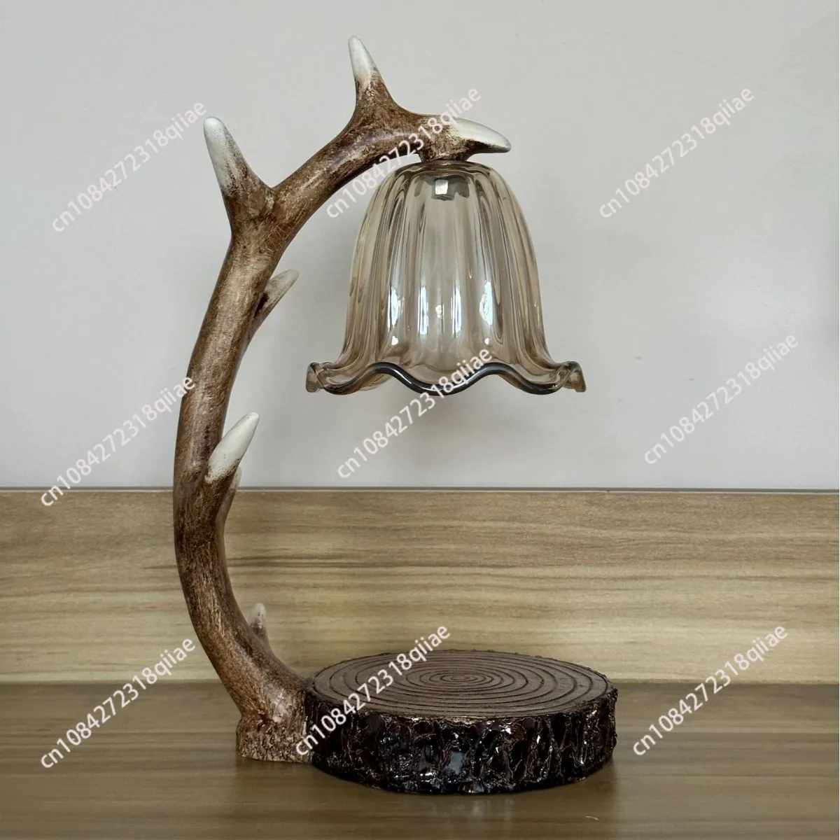 

retro antler plug-in bedroom minimalist aromatherapy lamp candle light