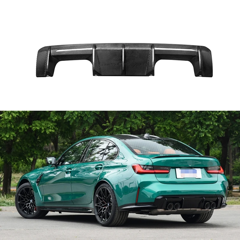 

G80 100% Genuine Vacummed Carbon Fiber OEM Rear Bumper Diffuser for BMW G80 M3 G82 M4 G83 M4 2021 2022 New Arrival