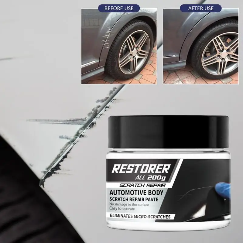 Scratch Remover Scratches Repair Paint 200g Eliminate Paint Scrapes With Car Scratch Remover And Rubbing Compound Works On