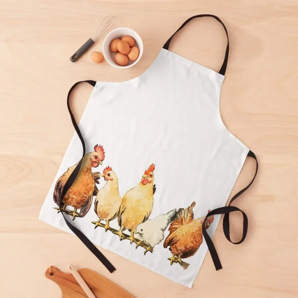 Hanging out with my Favorite Chicks, Chickens Apron Dress restaurant accessories Things For Home And Kitchen Apron