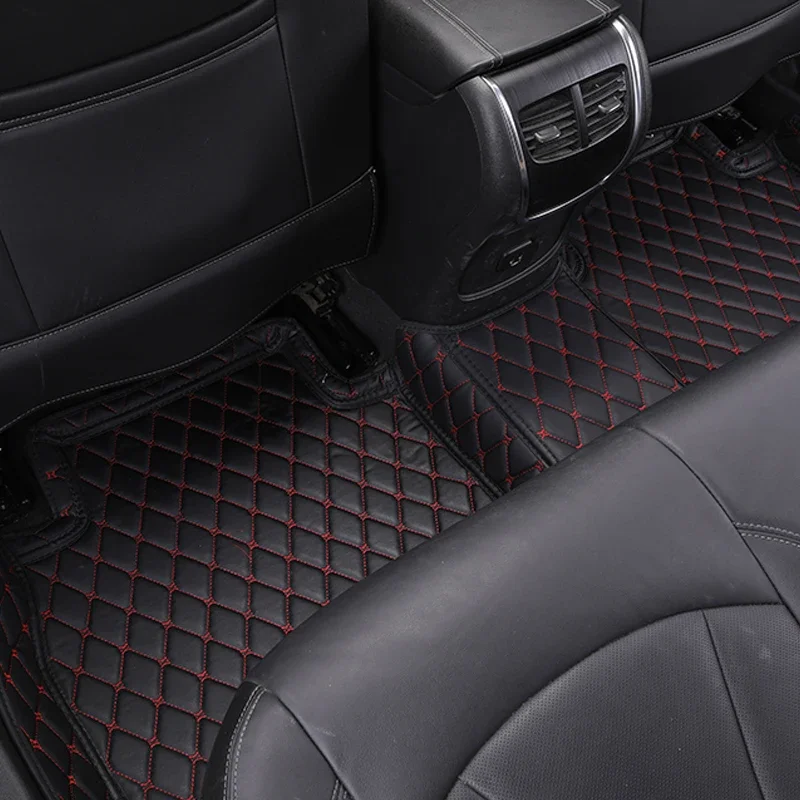 Custom Leather Floor Mats for Toyota Camry 70 2018~2022  Full Coverage All Weather Men Women Protection Non-Slip Leather