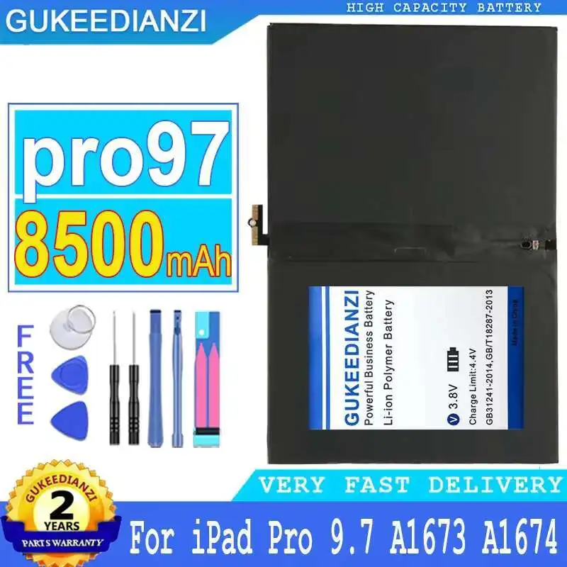 

8500Mah For Apple Ipad Pro 9.7 A1673 A1674 A1675 Tablet Battery High-Efficiency Long Lasting Pro97