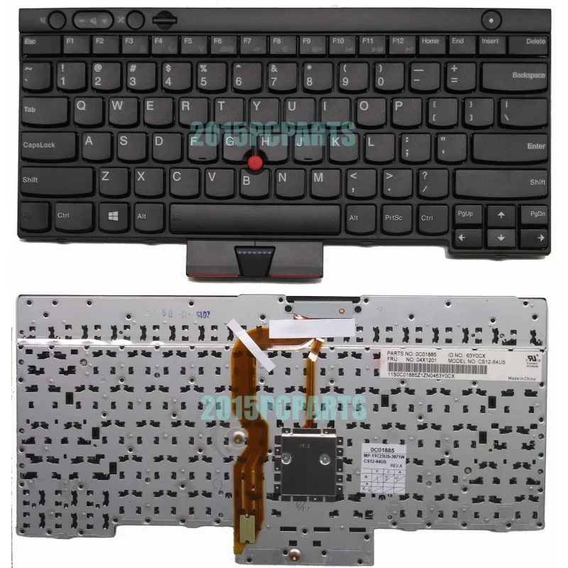 

Клавиатура L+ для планшета Lenovo ThinkPad X230 X230i, английская раскладка (США), 04X1201