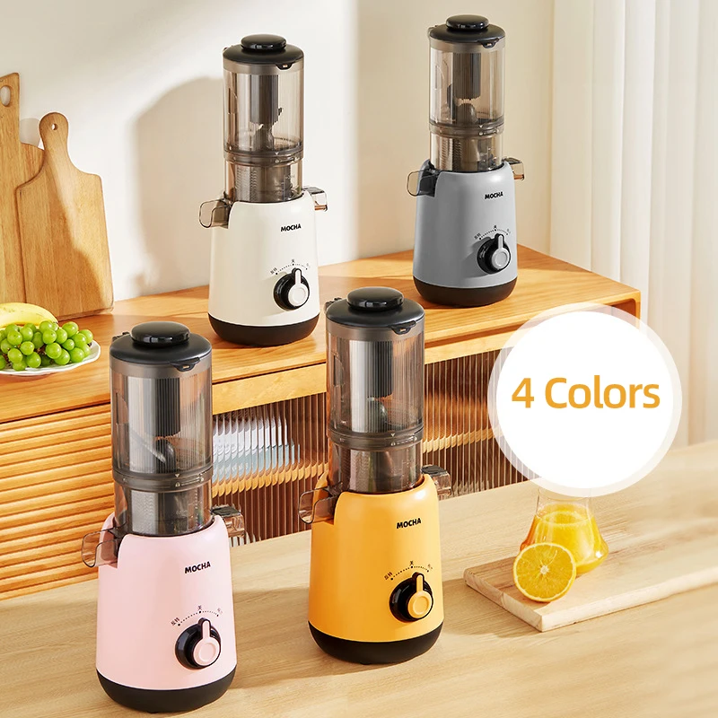 Large Caliber Juicer Household Low-speed Juicer Multifunctional Fruit Vegetable Screw Slow Juicer Commercial Electric Juicer