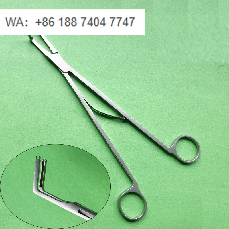 Open Surgery Hemolok Clip Applicator Medical Polymer Clips Applier surgical ligating clip applicator