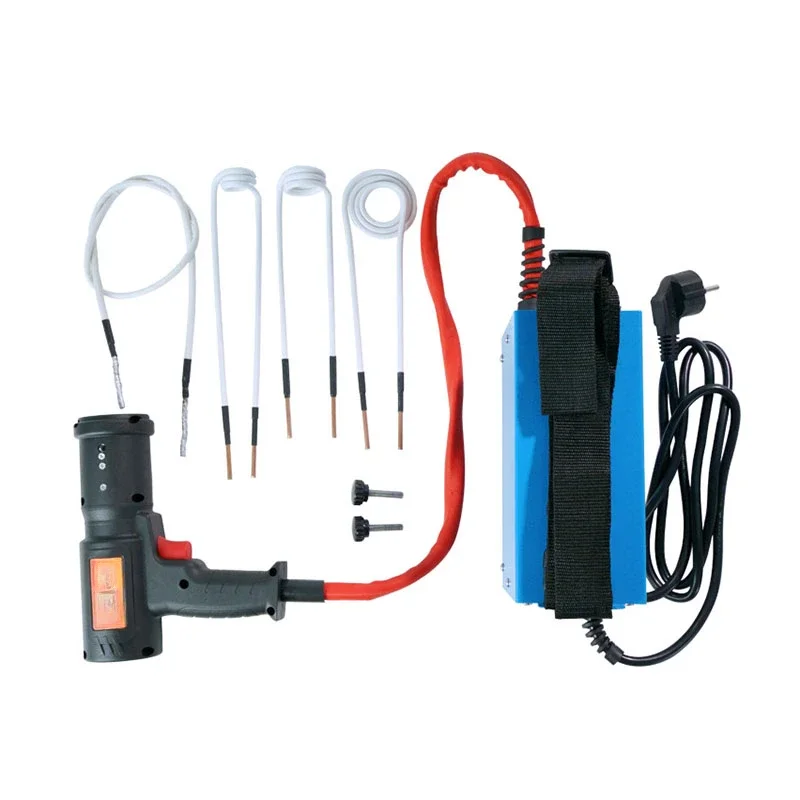 1500W Magnetic Induction Heater Circuit Diy for Car Repair Bolt Remover Tools Set Welding Equipment AC with 4 Pieces Coil