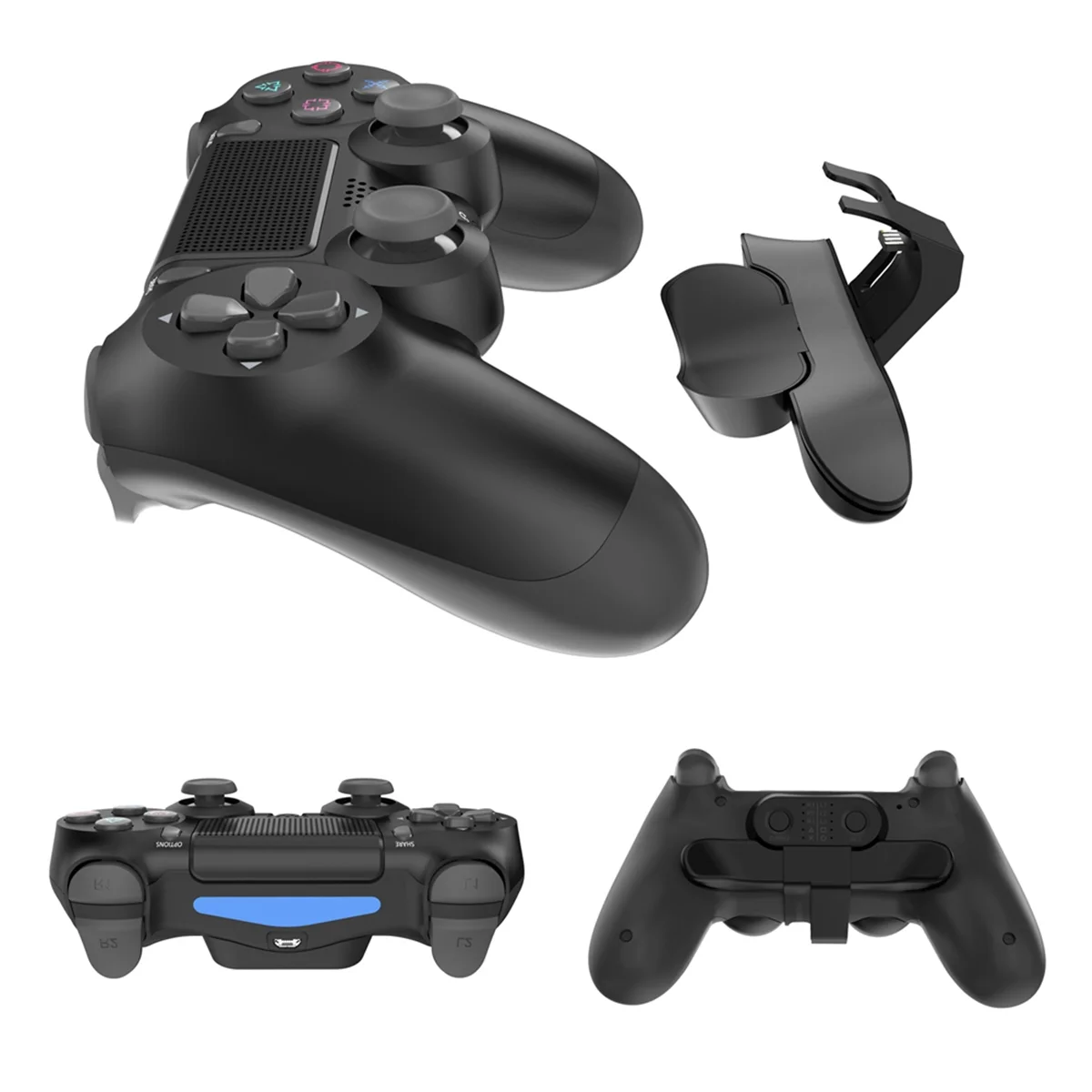 Gamepad pás traseiras para ps4 strike pack controlador botões extras para ps4 turbo botão traseiro extensor de chave traseira