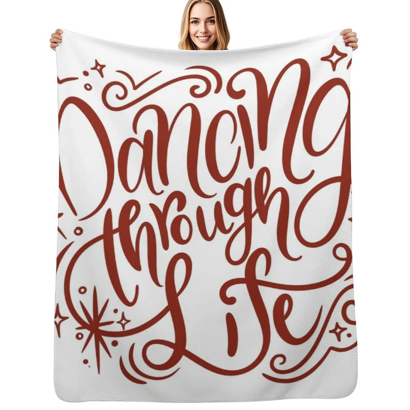 

Dancing Through Life - Wicked Throw Blanket For Baby Moving Thermals For Travel Hairys Blankets