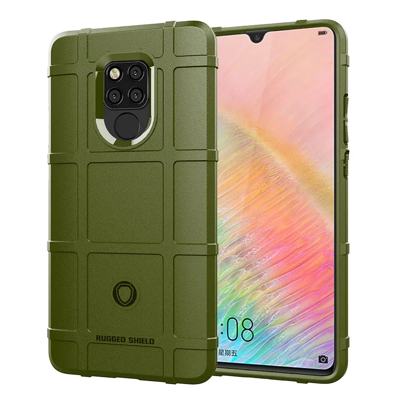 Armor Heavy Phone Case for Mate 20 X Shockproof Matte Rubber Cover for Huawei mate 20x 20 X Soft Silicone Shield Cases