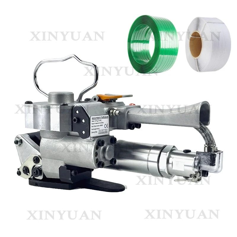 Portable Pneumatic Strapping Machine High Tension Handheld for Plastic Steel Band Baler Packaging