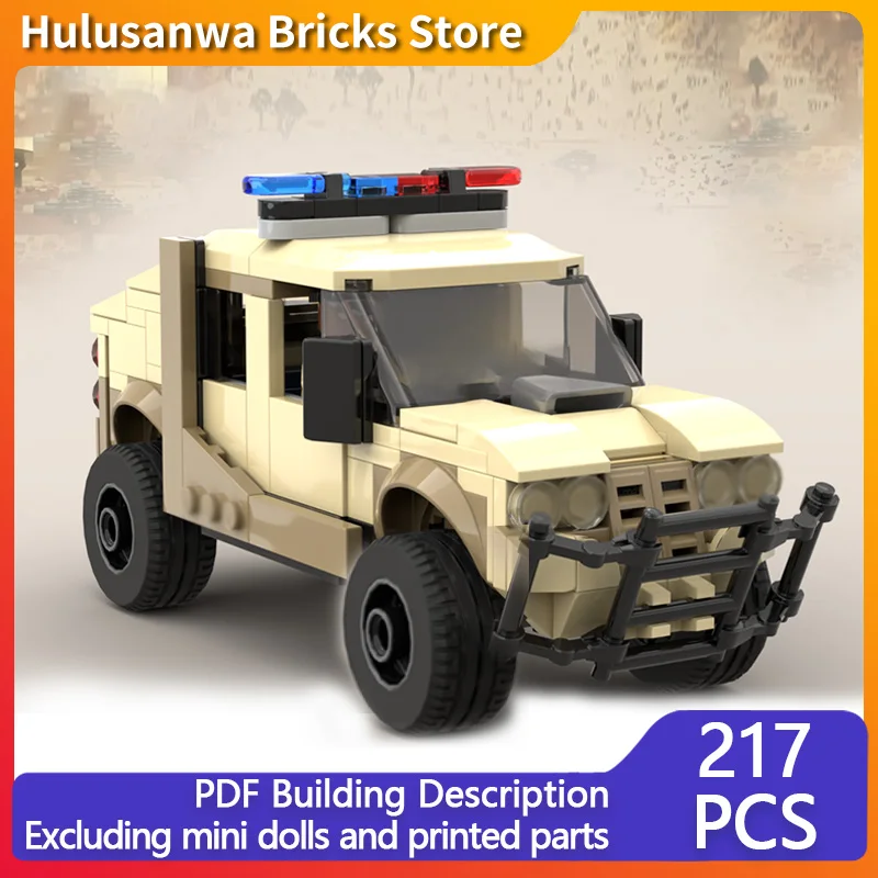 

Rapid Response Off-Road Vehicle Model MOC Building Bricks War Equipment Modular Technology Gifts Holiday Assemble Children Toys