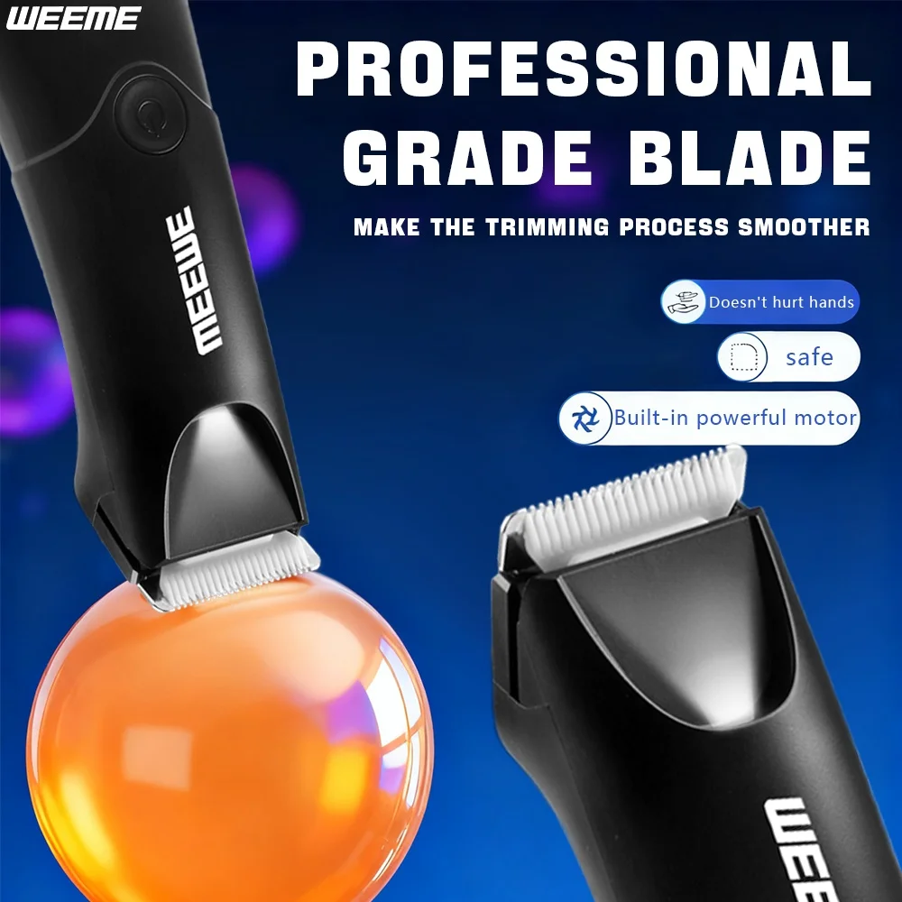 WEEME Electric Body Hair Trimer for Women Men USB Rechargeable LCD