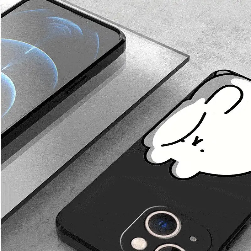 Funny Cute Bear Bunny Phone Case for Huawei P20 P30 Pro P20 Lite 2018 P30 P40 Lite P Smart 2019 P Smart Z Soft TPU Shell