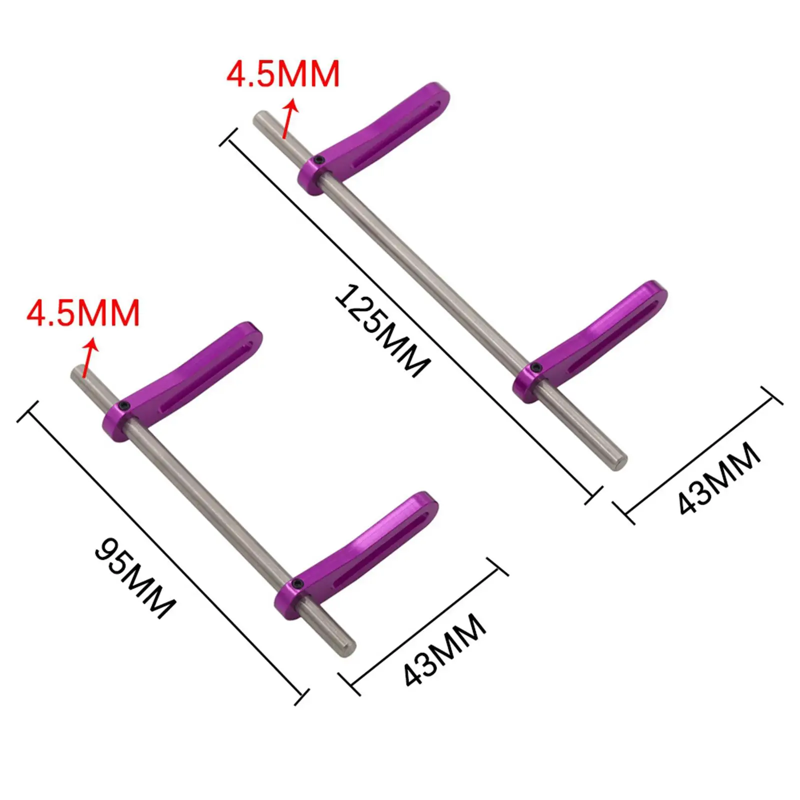 Aluminum Alloy Modular CNC RC Bumper for 1:10 RC Hobby Car Model DIY Accs