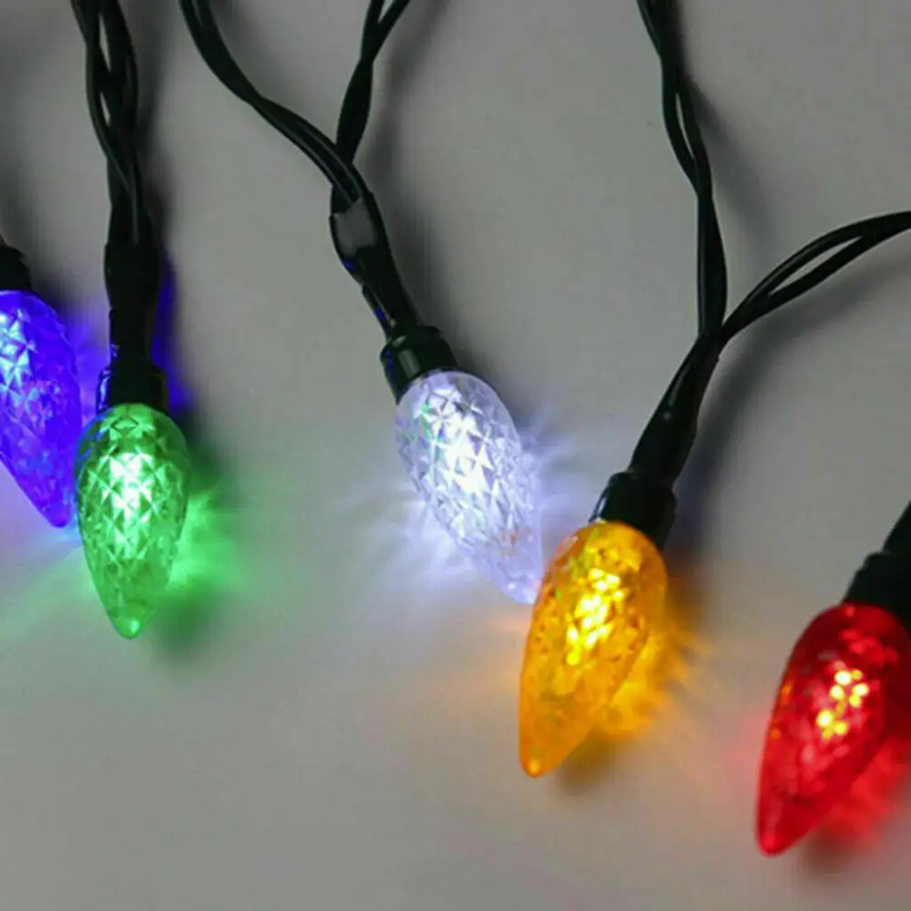 Cable de carga de teléfono LED de 5v, luz de Feliz Navidad, Cable USB LED, Cable de iluminación, Cable de carga tipo C, lámpara Micro luminosa