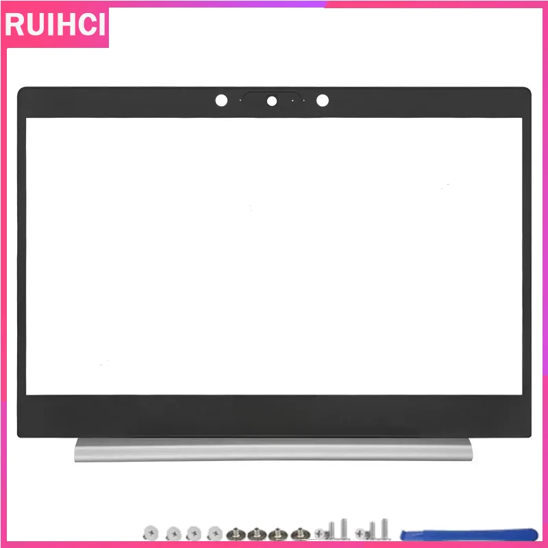 Para ProBook 14 440 G7 445 G7 Zhan 66 nueva cubierta trasera LCD para portátil/bisel frontal/cubierta superior con reposamanos/cubierta inferior plateada