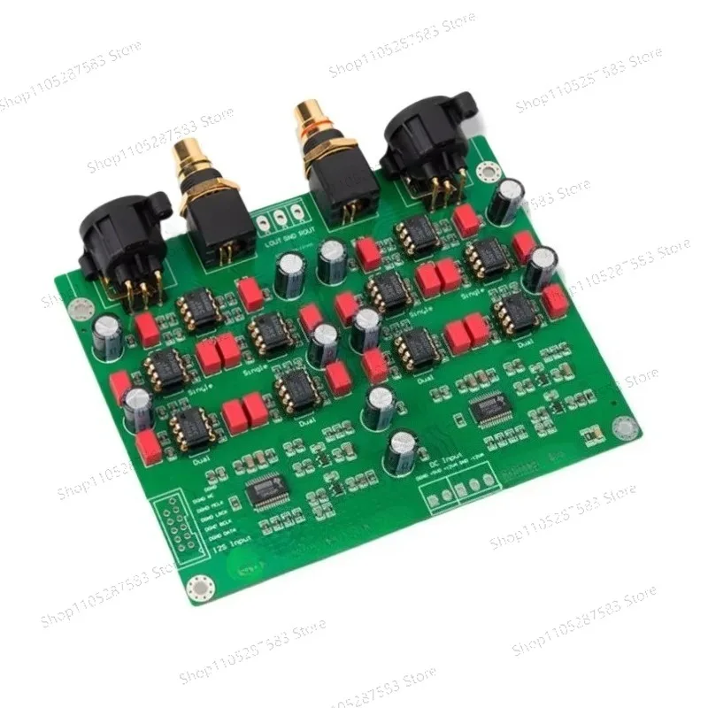 Dual PCM1794A DAC Audio 5532dd+5534dd Op AMP Decoder XLR RCA Output I2S input  Board 24Bit 192K