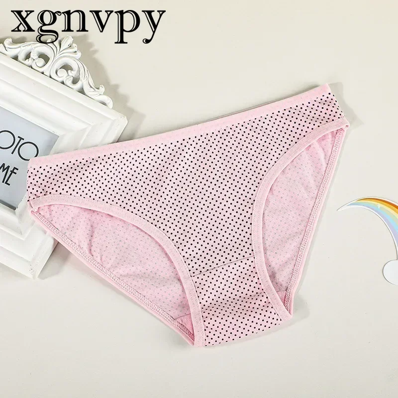 xgnvpy              3-Pc 2023 Women's Lingerie: Polka-Dot & Solid Thongs - Sexy, Breathable Underwear