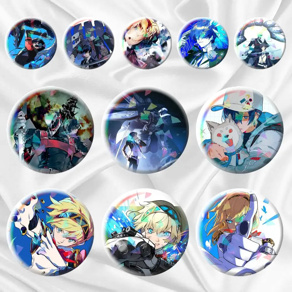 

Makoto - Persona 3 Aigis P3 75mm 44mm 25mm Brooch Backpack Hat Pins Accessories Toys Badge
