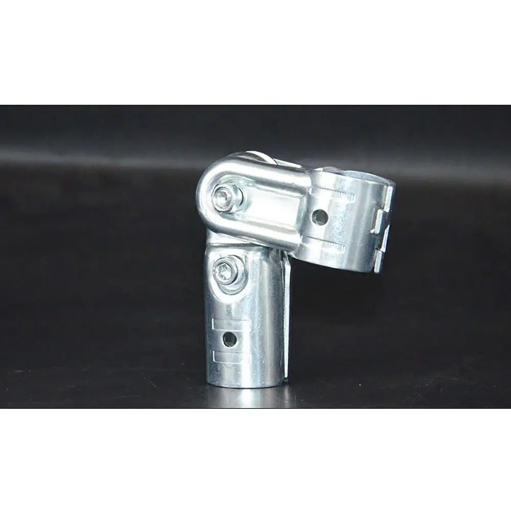 1Pcs Durable Carbon Steel Galvanized Pipe Joint Round 20/25/32mm Tube Connector Rod Support Rack Clothes Display