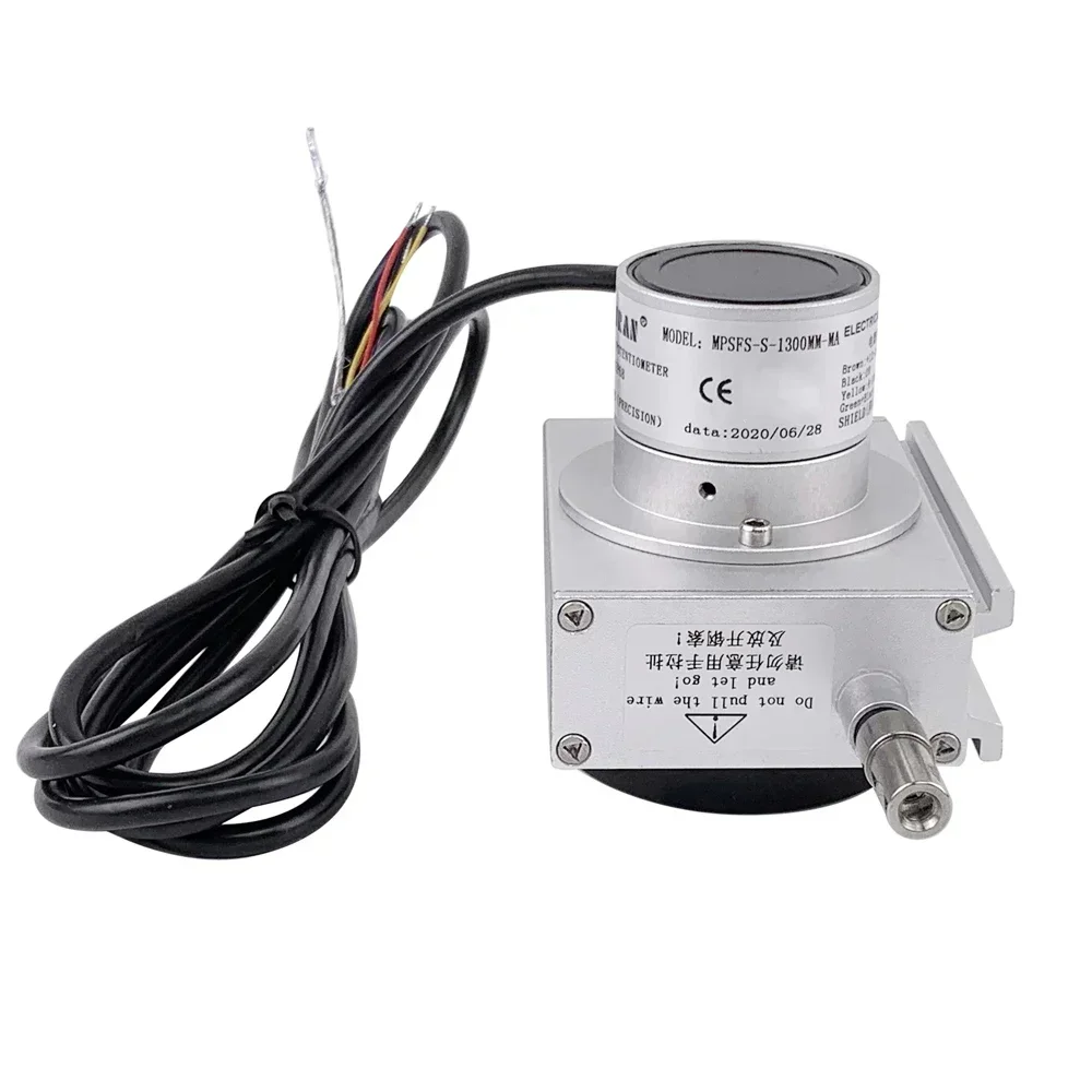 

waterproof wire rope string encoder watertight transducer 1000mm with RS485 signal output