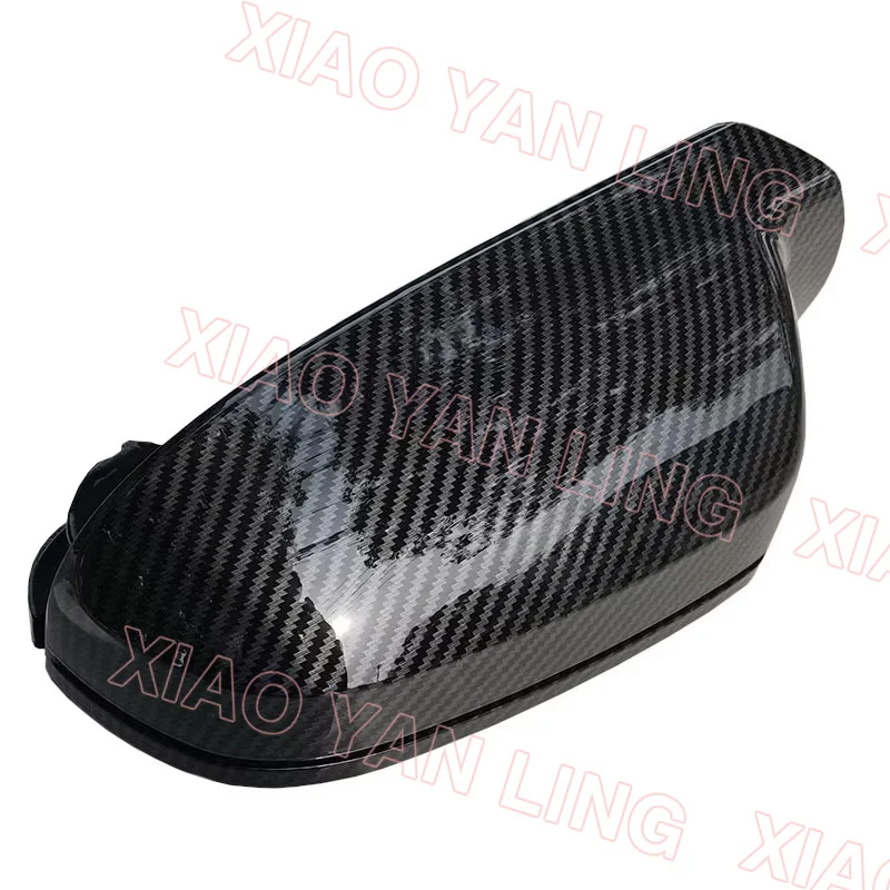 

2 шт., накладки на зеркала из углеродного волокна из АБС-пластика для Audi A3 2010-2013 A4 B8.5 B9 2013-2016 A5 2010-2016 8F0857527B 8F0857528B