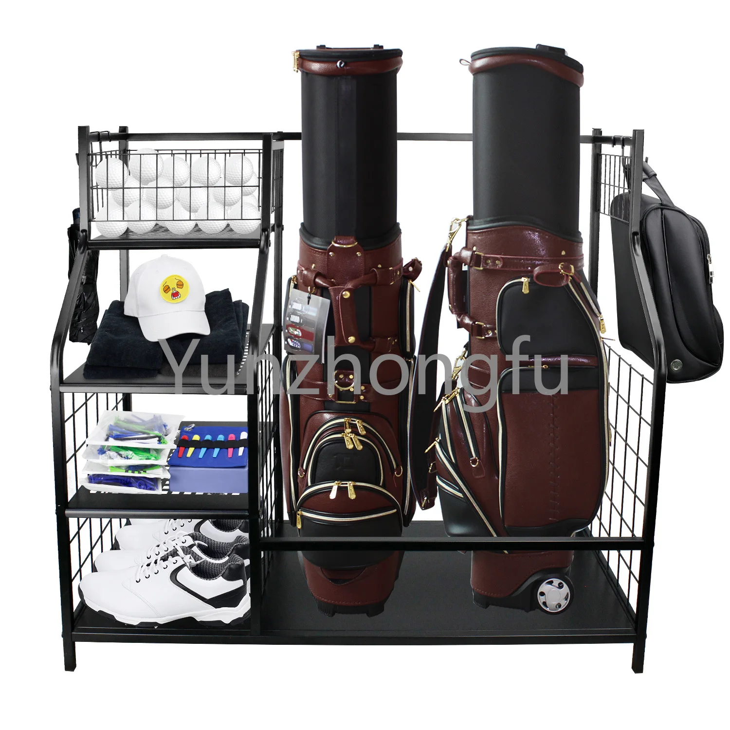 

Newest Golf Bag Rack Golf Accessories Display Storage Rack High-end Display Rack