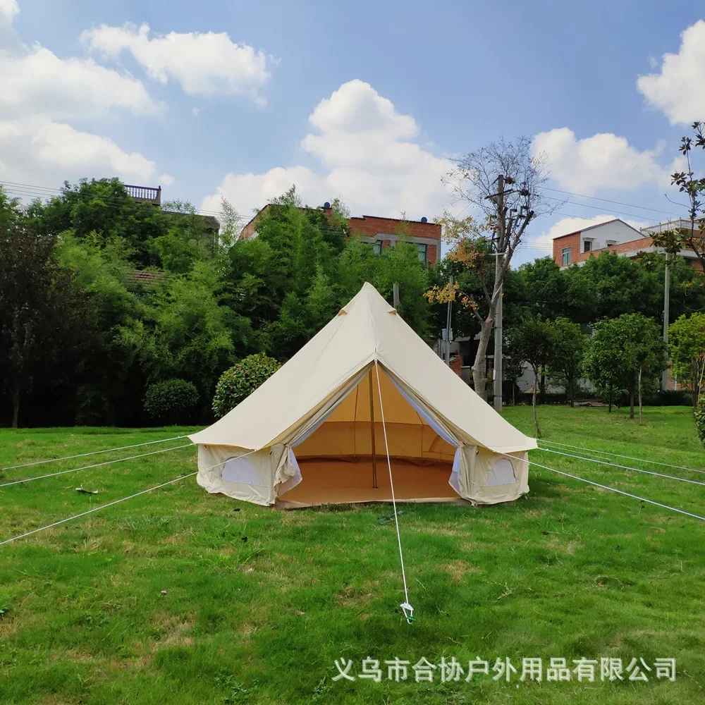 Outdoor Large Glamping Tent Waterproof Tent All Season Family Picnic Tent for Event