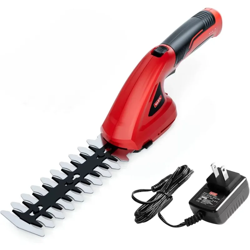 

Garden Cordless Grass Shear & Shrubbery Trimmer 7.2V Battery Powered Hedge Trimmer, 2 in 1 Handheld Grass Clippers Cutter Sales