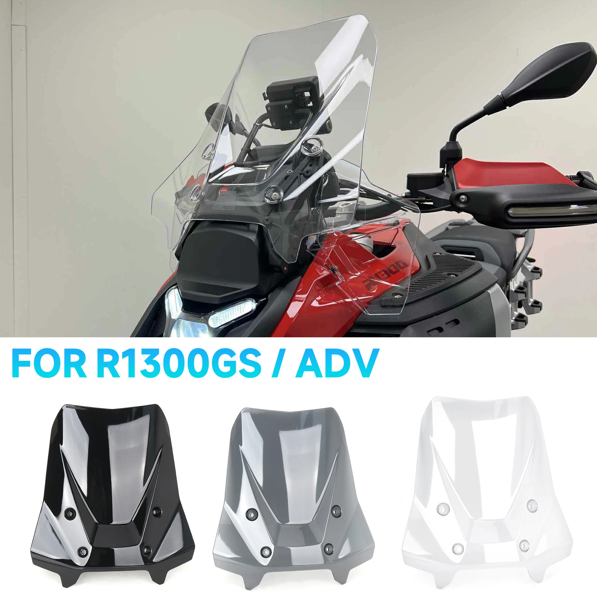 

For BMW R 1300 GS 2023 2024 R1300GS Adventure 2024 2025 New Motorcycle Windscreens Windshields Spoiler air deflector