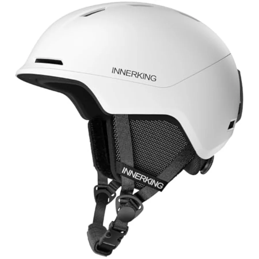 

Лыжный шлем, легкий шлем для сноуборда для взрослых (размер M, 21.6''-23.2'') с прочным корпусом из поликарбоната, амортизирующей пеной EPS и мягкой подкладкой