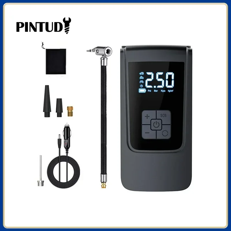 

New 150 PSI Digital Display Air Compressor Tire Inflator Is corded for Car Motorcycle Bicycle Tire Air Pump Portable