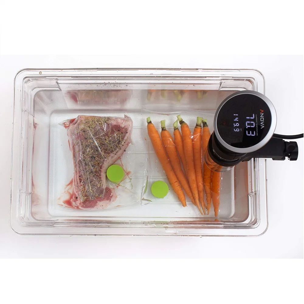 2 Stuks Sous Vide Gewogen Magneten Food Grade Siliconen Om Voedsel Zakken Volledig Ondergedompeld En Voorkomen Drijvende Zakken Accessoires