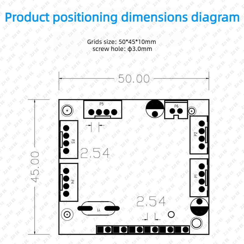 LX-SWF501-1 5-port 100 Gigabit Commercial Grade Socket Switch Module 5-12V Voltage Reverse Connection Protection Extension Data