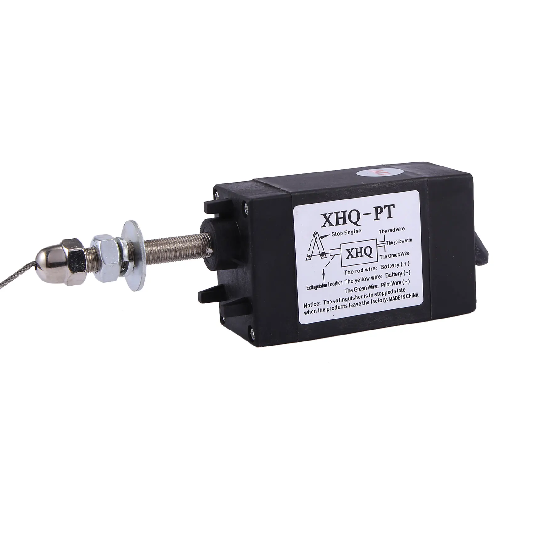 Normalmente aperto DC 12V dispositivo di spegnimento della fiamma del motore elettrovalvola di arresto del motore XHQ-PT Power On Pull Type Flameout Magnetic