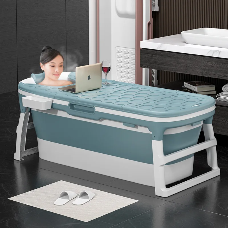 

Manufacturer wholesale Children's folding bathtub Adult bathtub Steaming dual-purpose large bathtub Baby bath tub Soaking bucket