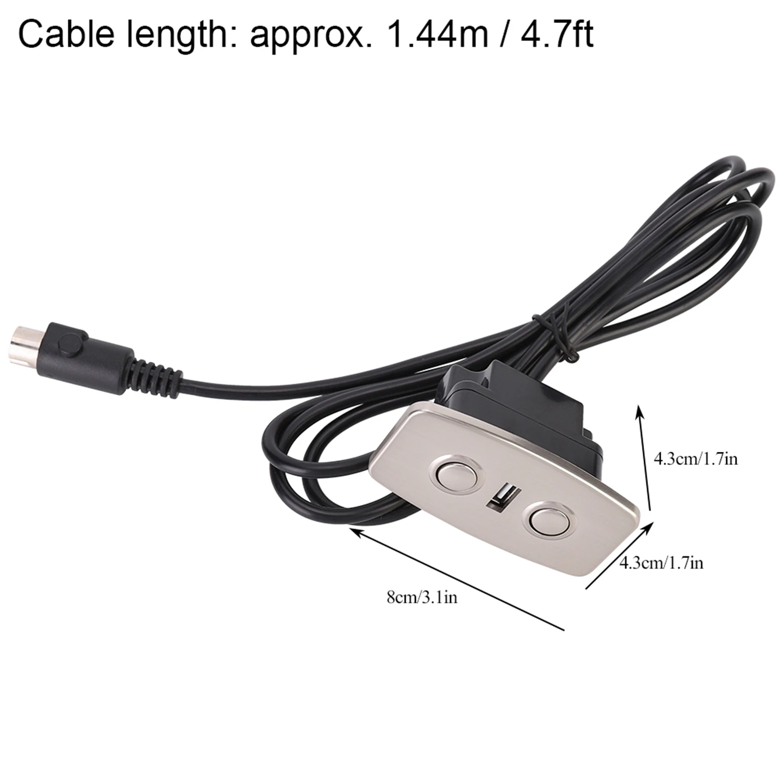 Stoelschakelaar Controller Handcontroller Elektrische fauteuil Stoelbank Heffen 2-knops handschakelaar met dubbele USB