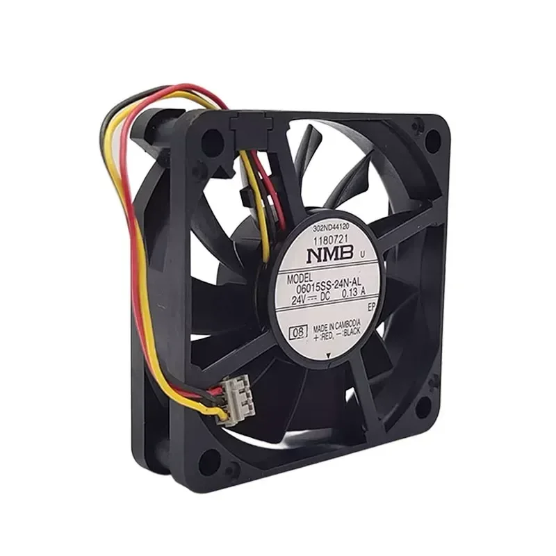 Original Genuine NMB 06015SS-24N-AL 6015 24V 0.13A 3-Wire Inverter Cooling Fan for Industrial Equipment