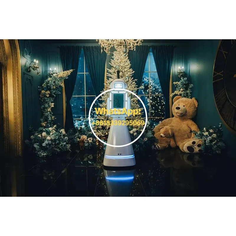 Wedding Event Photo Booth Robot Roaming Selfie Station Mobile Smart Photography Machine Rental Business Equipment Customized