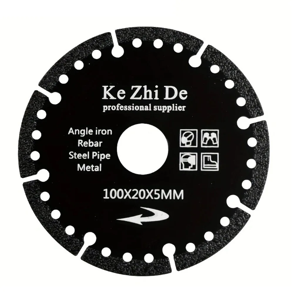 

Tool Parts Saw Blade 100*20*5mm/115*22*5mm Safe 1* 4.5inch（115mm) 4inch（100mm) Black Easy To Operate Practical