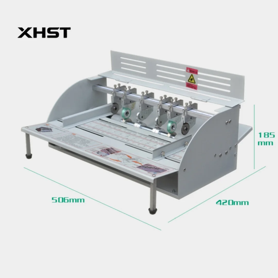 

Electric Multi-function Perforating Manual Feeding Creaser Perforator Paper Creasing Machine for Cosmetic and Skincare Packaging