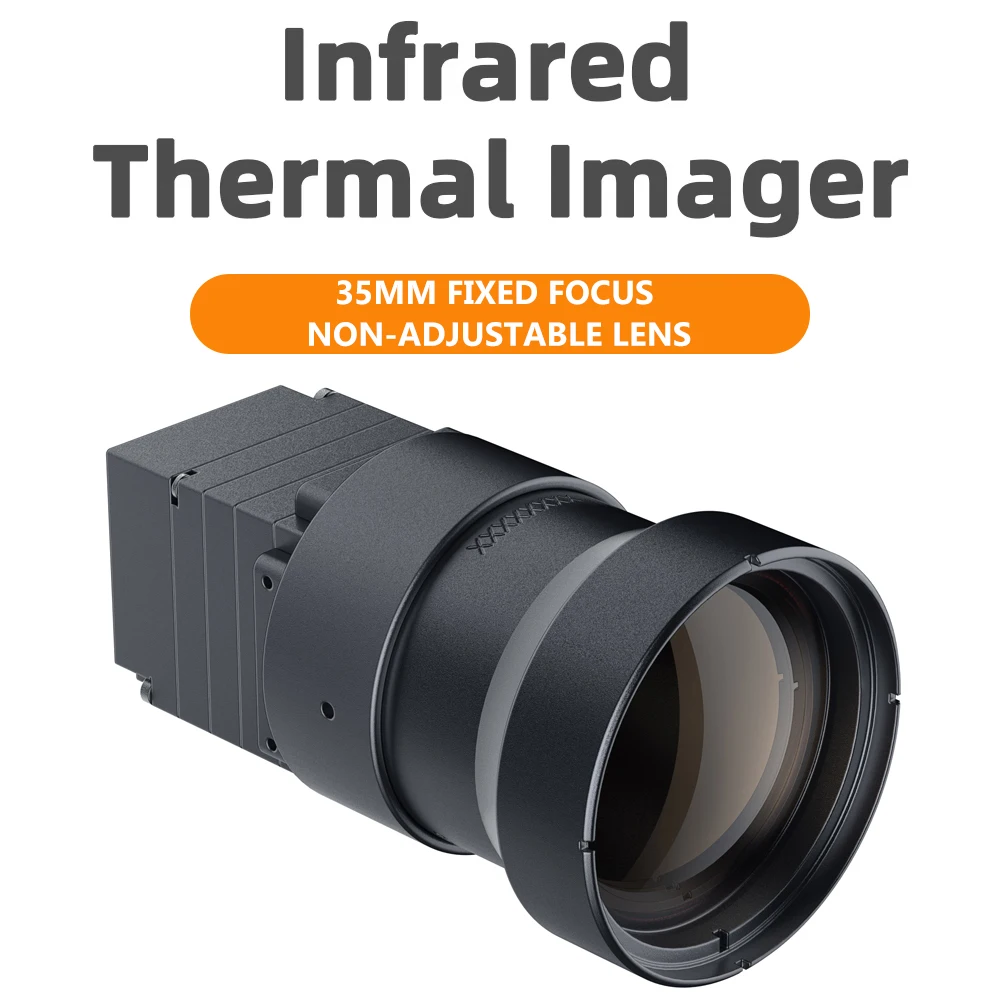 384x288 35MM Lens Industry Infrared Thermal Imager Uncooled VOx LWIR Thermal Camera CVBS/USB(UVC) ,Security & Outdoor Monitoring