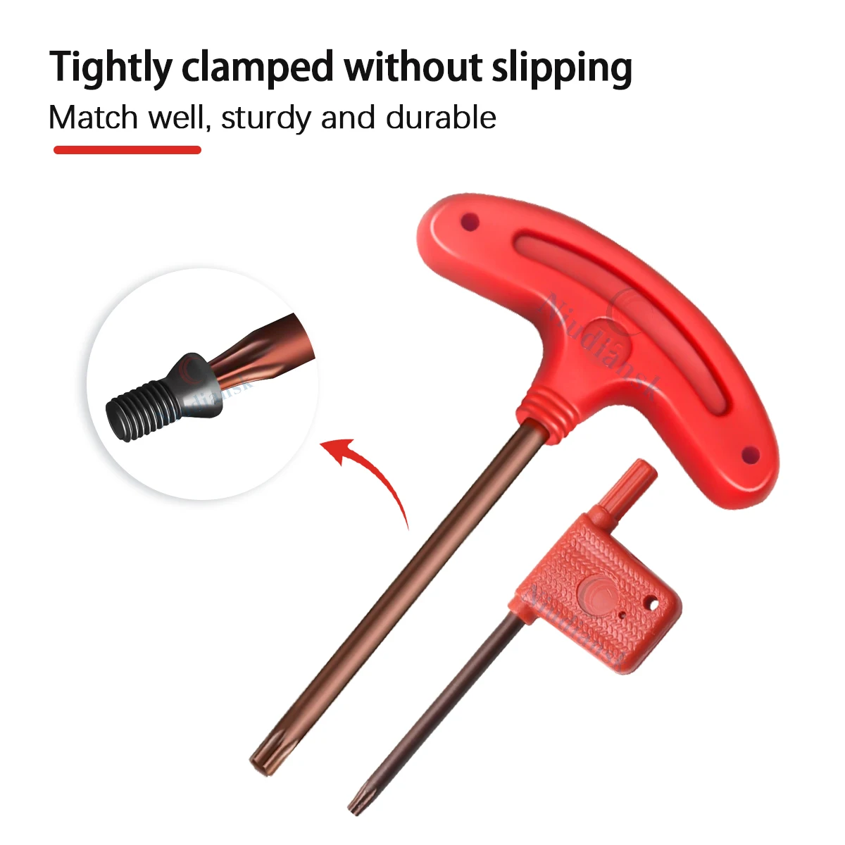 T6 7 8 9 10 15 20 25 30 Plum Blossom Hexagonal Flag Shaped Cutter Bar Wrench CNC Lathe Tools Knife Stem Screw Red Flag T-Shaped