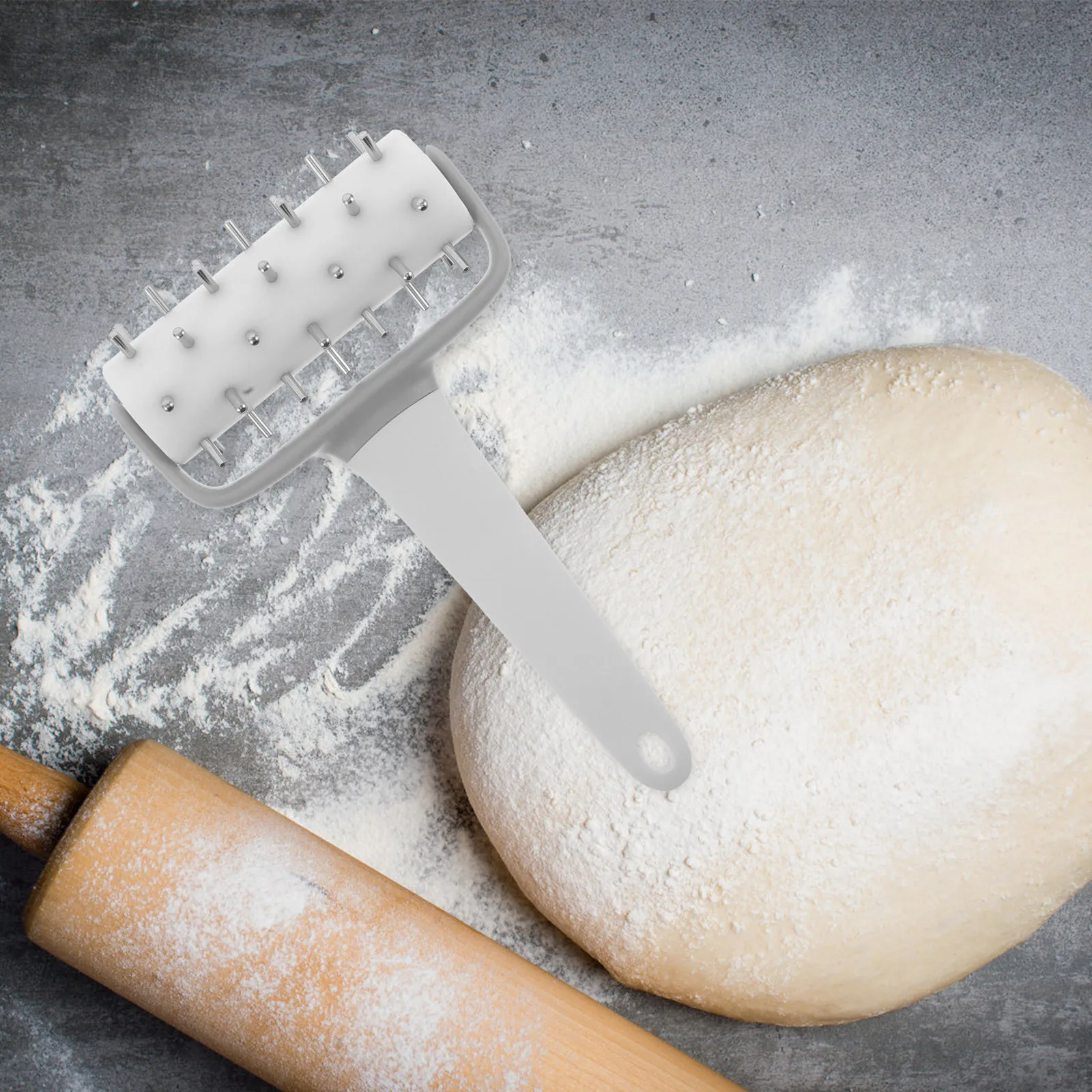 Rodillo perforador de pizza pr - Pizza Stone Baking reseña y precio