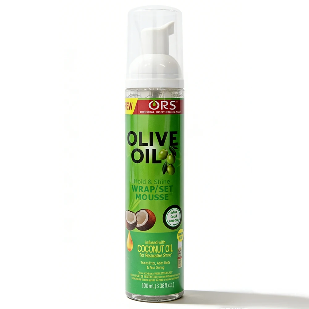 100ml Curly Hair Mousse Strong Hold Olive Oil Hair Styling Foam Anti-Frizz Wig Styling Mousse for Women Men view 5