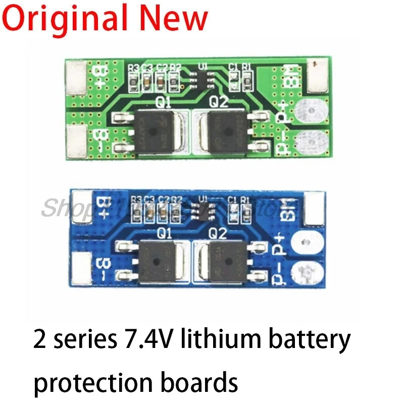 2S 8a Li-ion 7.4v 8.4v 18650 Bms Pcm 15a Peak Current Battery Protection Board Bms Pcm For Li-ion Lipo Battery Cell Pack Max 15a