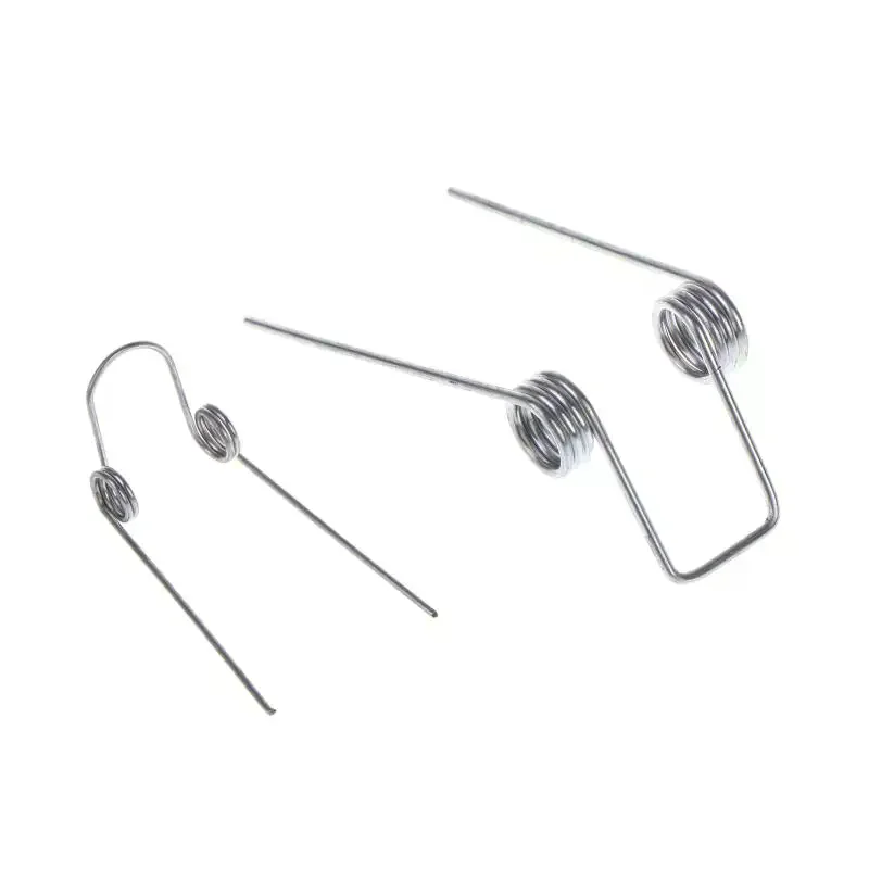 2Pcs High Quality Crane Hook Safety Accessories Double Torsion Spring Anti Decoupling Device Buckle Torsion Spring