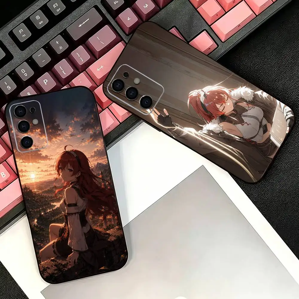 Isekai Anime N-Mushoku Tensei Eris Phone Case For Samsung S26,25,24,21,22,21,20,10,9,8,7,6,Ultra,Plus,Fe, Lite Black Cover