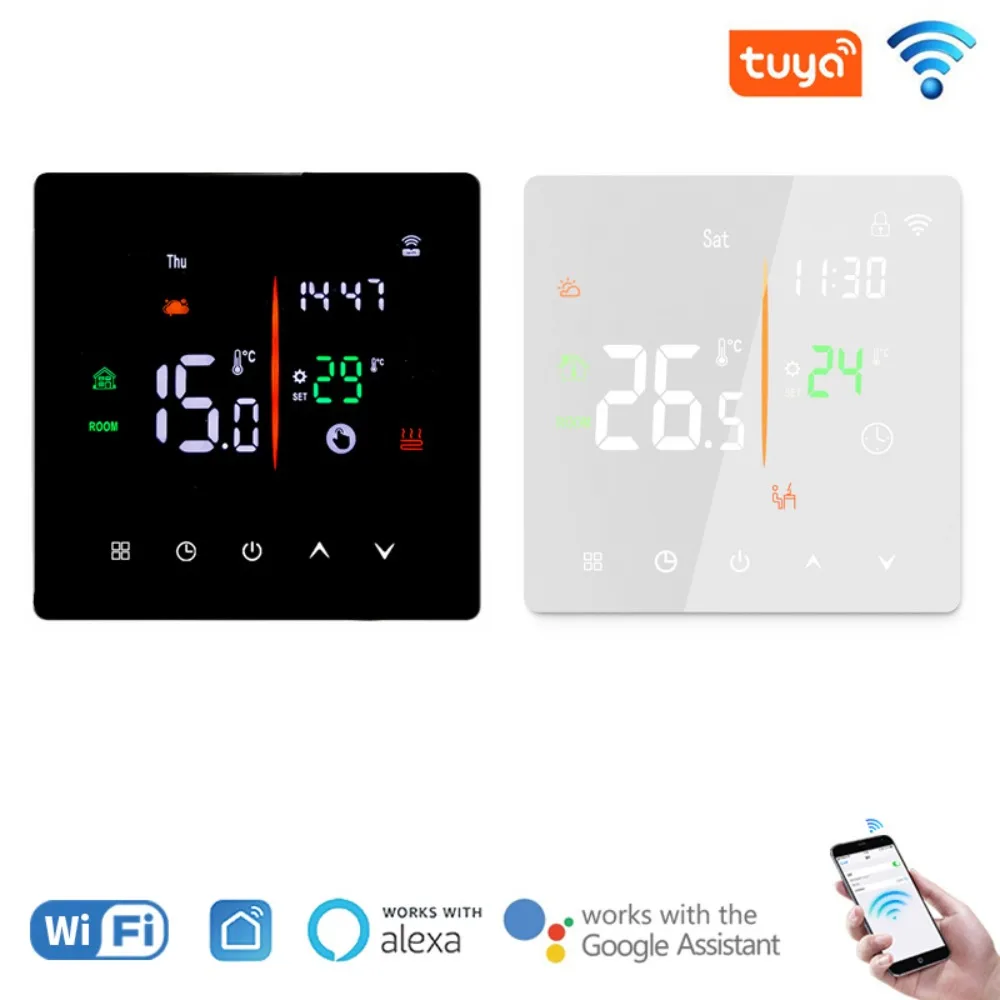 AC90~240V EAST1 Tuya Smart WIFI Underfloor Heating Thermostat Water Heating/Wall-Mounted Gas Boiler Temperature Controller 1PC