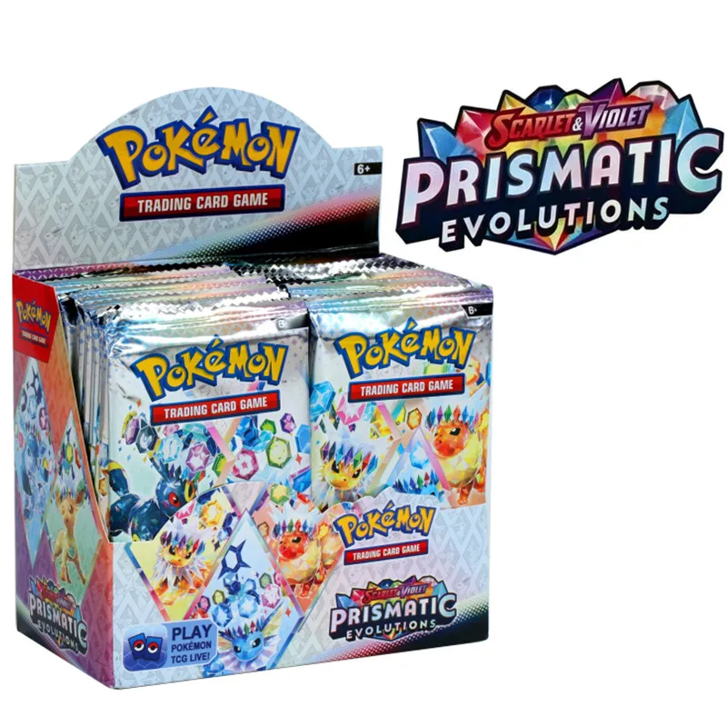 

360Pcs/Set Pokemon Card MEGA EVOLUTION Phantasmal Scarlet Violet 151 Black Bolt English Booster Battle Transaction Card Toys